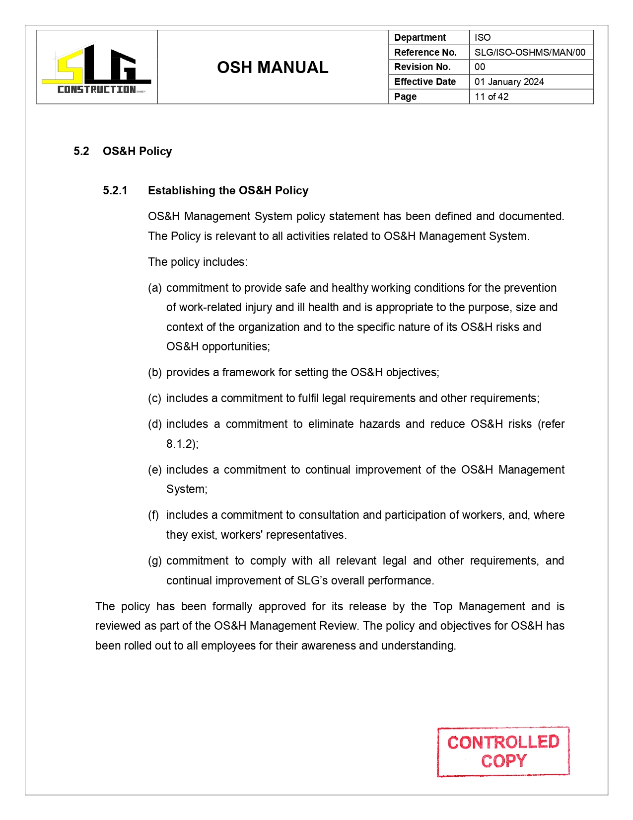 OSH Manual Page 13